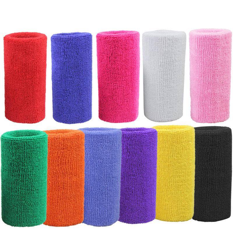 2Pcs Sport Wristbands 1Pcs Headband Towel Sweatband Set for Yoga Basketball Tennis Fitness Run Head Band Wrist Brace Protector