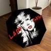 1pc Lady Gaga Automatic Folding Umbrella, Portable Collapsible Design, Casual Outdoor Accessory L1202040