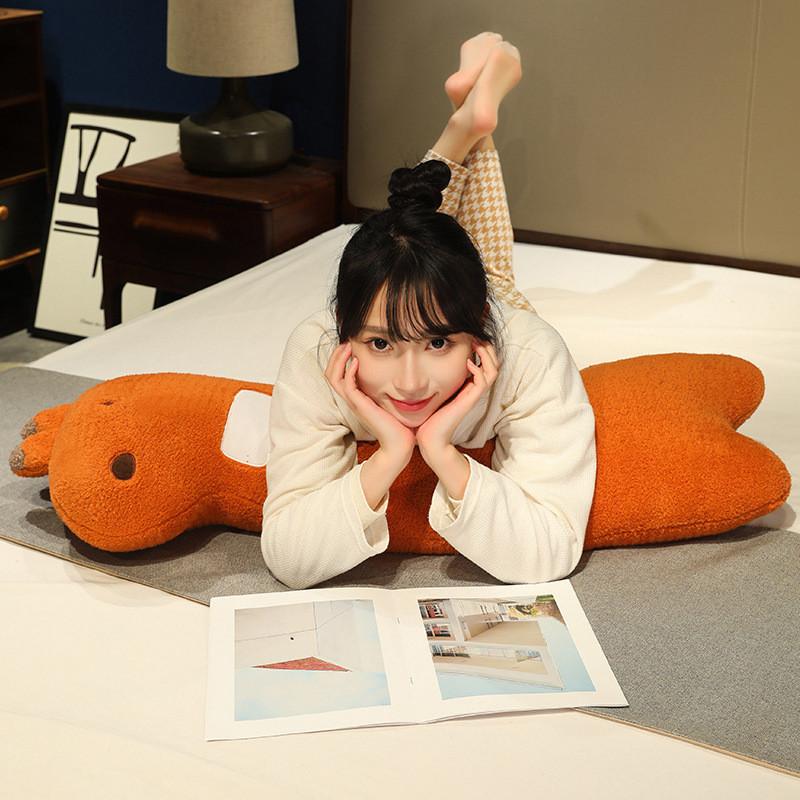 Rabbit Fox Cute Wolf Pillow Doll Animal Plush Stuffed Toy Soothing Doll Gift