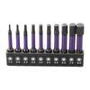 1/4 Shank Hex Head Screwdrivers Bit 10Pcs Screwdrivers