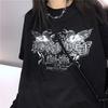 Fashion Casual Harajuku Goth Graphic T-Shirts Women Clothes Female Girls Beautiful Y2k Top Broken