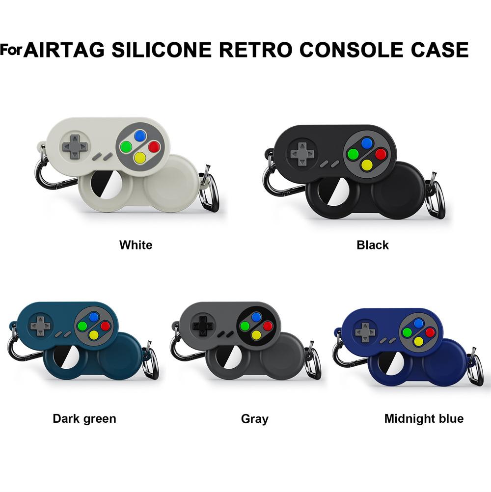 4Pcs Soft Silicone Game Keychain for Apple Airtags Case Protective Cover For Airtag Holder Tracker Accessories