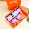 Vacuum Thermos Cup Set of 304 Stainless Insulated Bottle Gift Set of Office Business Stylish Coffee Mug Portable Travel Water Bottles