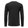 Men's V-neck Casual Solid Color Long-sleeved T-shirt Top