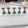 Magnetic Nail Art Practice Stand with Acrylic Base and Gem Holders