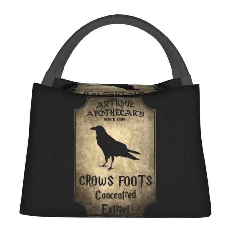 Halloween Insulated Lunch Tote Bag for Women Gothic Occult Thermal Cooler Food Lunch Box Office