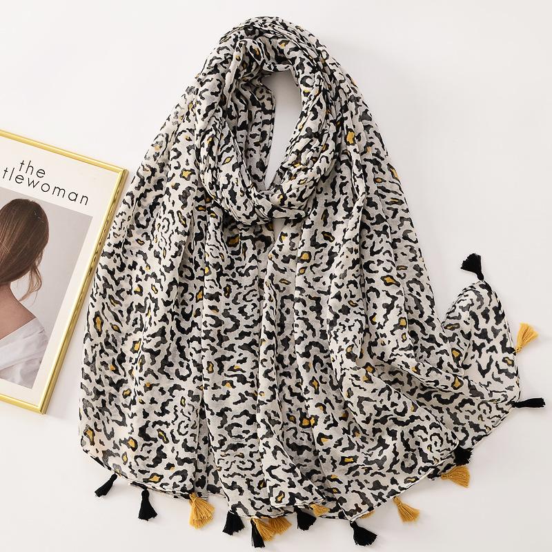Fashion Geometric Paisley Tassel Viscose Shawl Scarf Lady Print Soft Pashmina Stole Wrap Snood Bufandas Muslim Hijab Sjaal