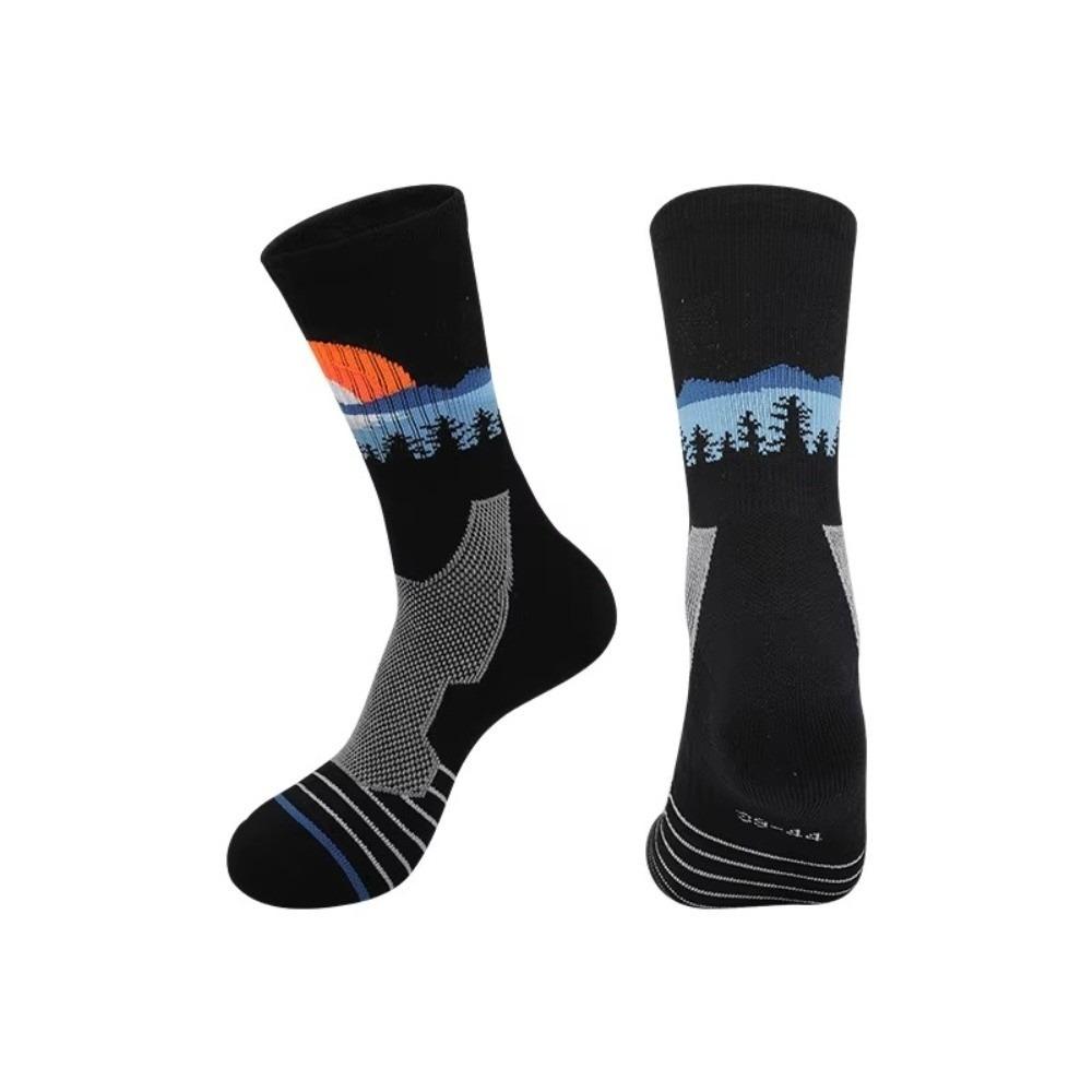 Non Slip Sports Socks Winter Snow Warm Socks Skiing Merino Wool Socks  for Men