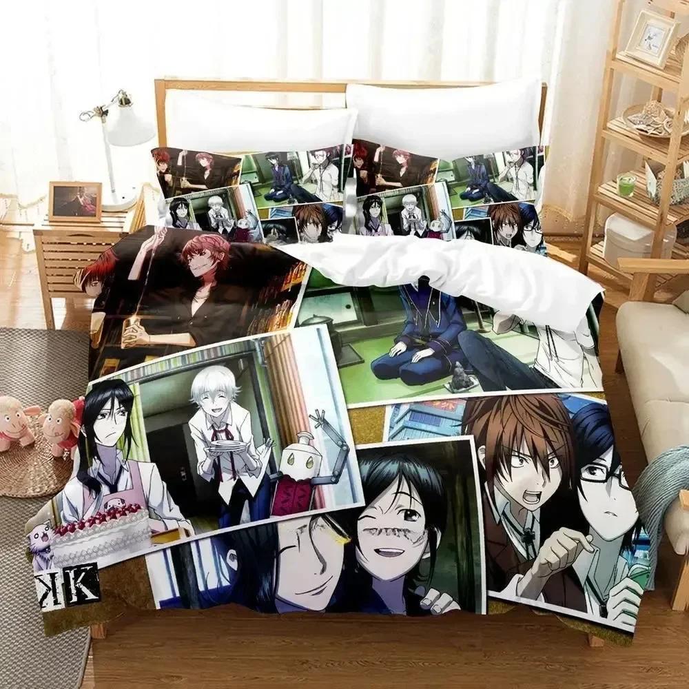 Anime K Project Mikoto Suoh No Blood! No Bone! No Ash! Bedding Set Single Twin Full Queen King Size Bed Set Adult Kid Bedroom