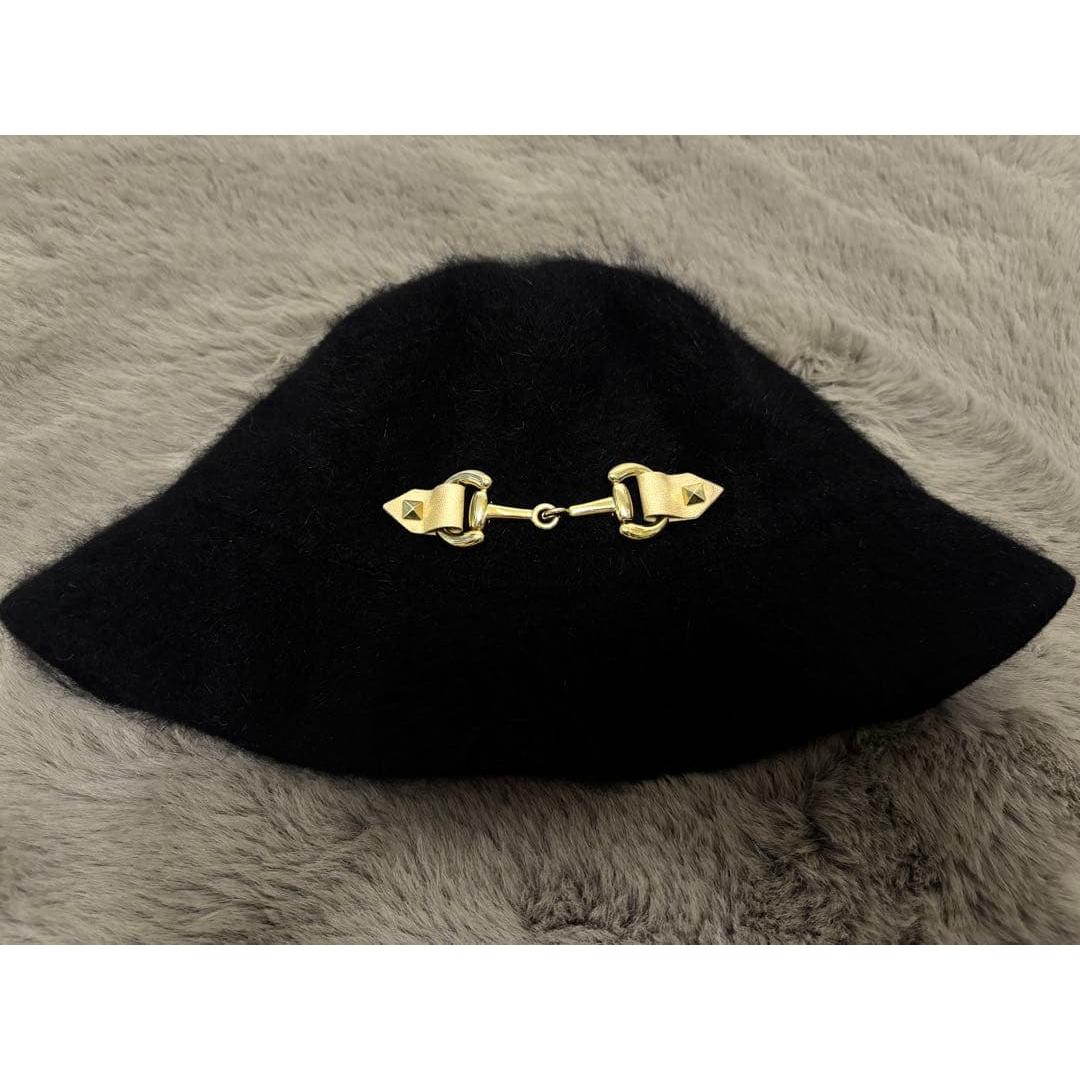 Used CA4LA TIMMY fur bucket hat