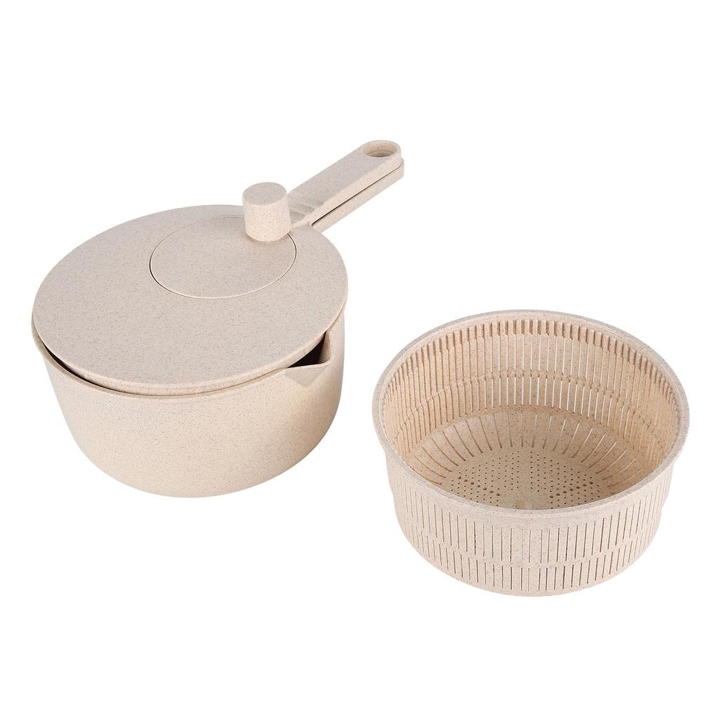 Salad Spinner Fruit Vegetable Dryer Strainer Sifter Manual Vegetables Rice Washing Tool for Kitchen