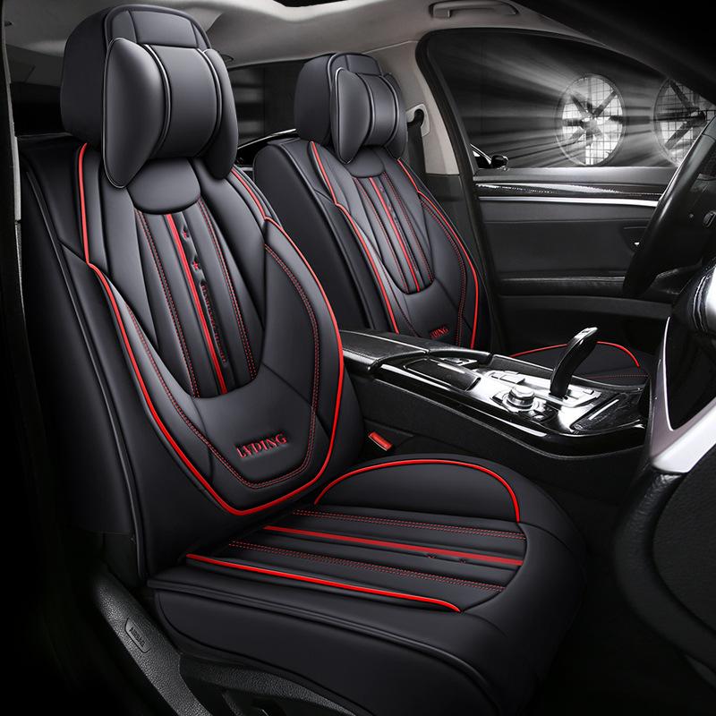 Vier Jahreszeiten General Motors Sitzkissen Sport Vollleder Rundum-Auto-Sitzkissenbezug Auto-Sitzkissen