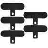 1-10PCS Sturdy TPU Cellphone Lanyard Gasket Pads Universal Flexible Phone Replacement Part Hanging Strap Patches Cord Clip