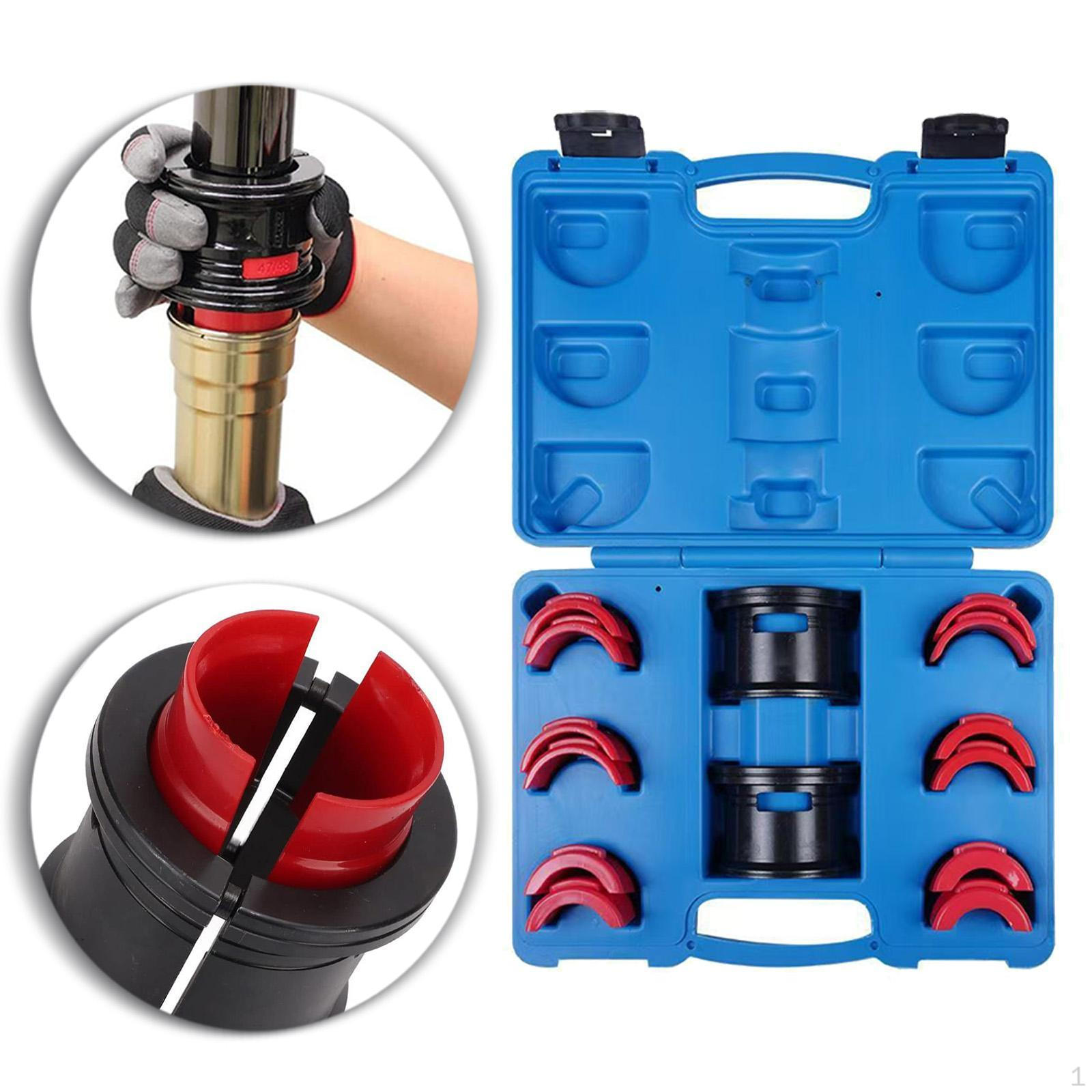 

Набор инструментов для установки сальников вилки мотоцикла, 35–50 мм, профессиональный, 14 шт., аксессуар, портативный, прочный