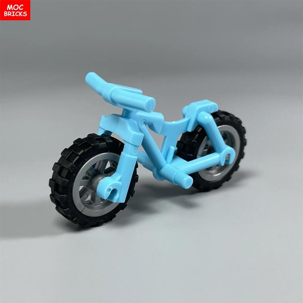 MOC Bricks Bike Notebook Camera Dollar Luggage Trash Bottle City Accessories View DIY Educational Building Blocks Friends Gifts