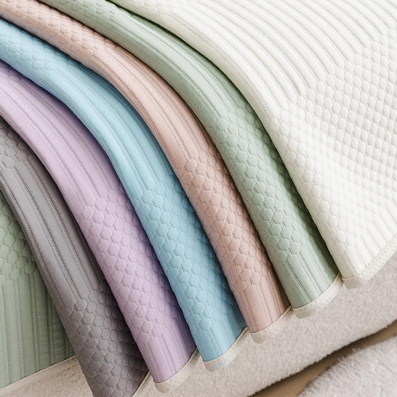 Ice Silk Sofa Cushion Summer Mat  New Leather Sofa Seat Cushion Summer Non-Slip Sofa Cover Cloth Towel