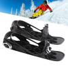 Mini Ski Skates Short Snow Skateboard Shoe Snowblades Bindings for Winter Outdoor Sports