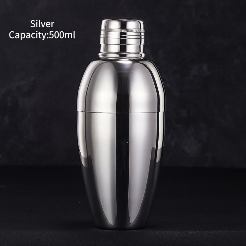 500ml Carven Engraving Vintage Cocktail Shaker Bar Shaker Stainless Steel Cocktail Boston Shaker For Bar Party Home Bar Tool