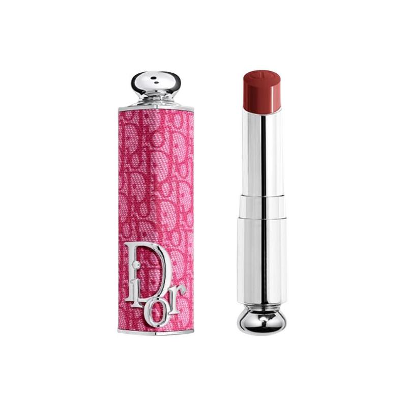 DIOR Lipstick Two-piece set: classic rose pink printed lipstick shell + charming lipstick refill #720 ICONE idol red bean paste red brown