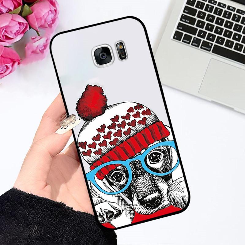 For Samsung Galaxy S7 Edge Silicone Case Astronaut Cute Soft TPU Phone Cover For Samsung Galaxy S6 S7 S 7 Edge Back Cover Bumper
