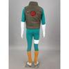 Naruto Shippuden Rock Lee 2. Generation Cosplay Komplettset, Grüner Weste Anime Rollenspiel Outfit