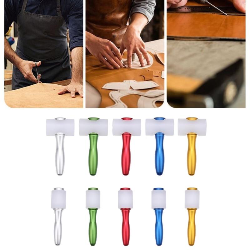 T-Shape Hammer Leather Carving Hammer Leathercraft Carving Hammer Leathercraft Mallet for Leather Craft Enthusiasts