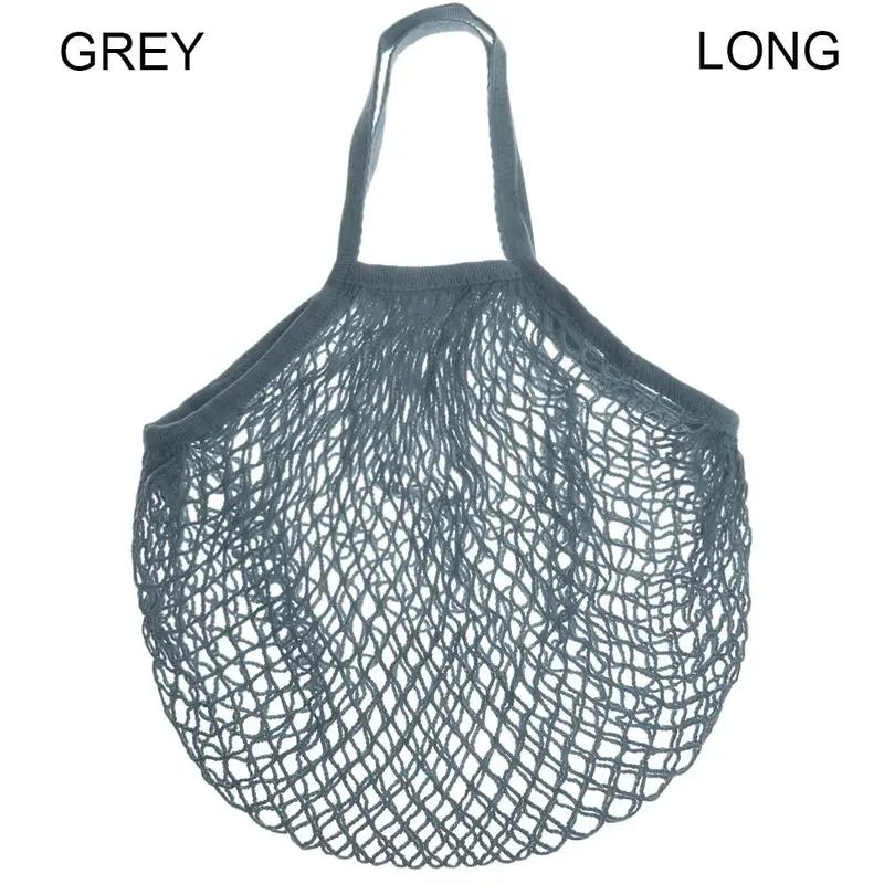 Reusable Cotton Mesh Bag Shopping String Fishnet Net Turtle Bags Storage Handbag Tote Woven Net Tote Environmental Protection