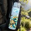 1PC Cute Turtle Ocean Cartoon Art Print 750ml Color Plastic Sports Water Bottle Leakproof Flip Straw Lid Suitable for Sports Office Home Use