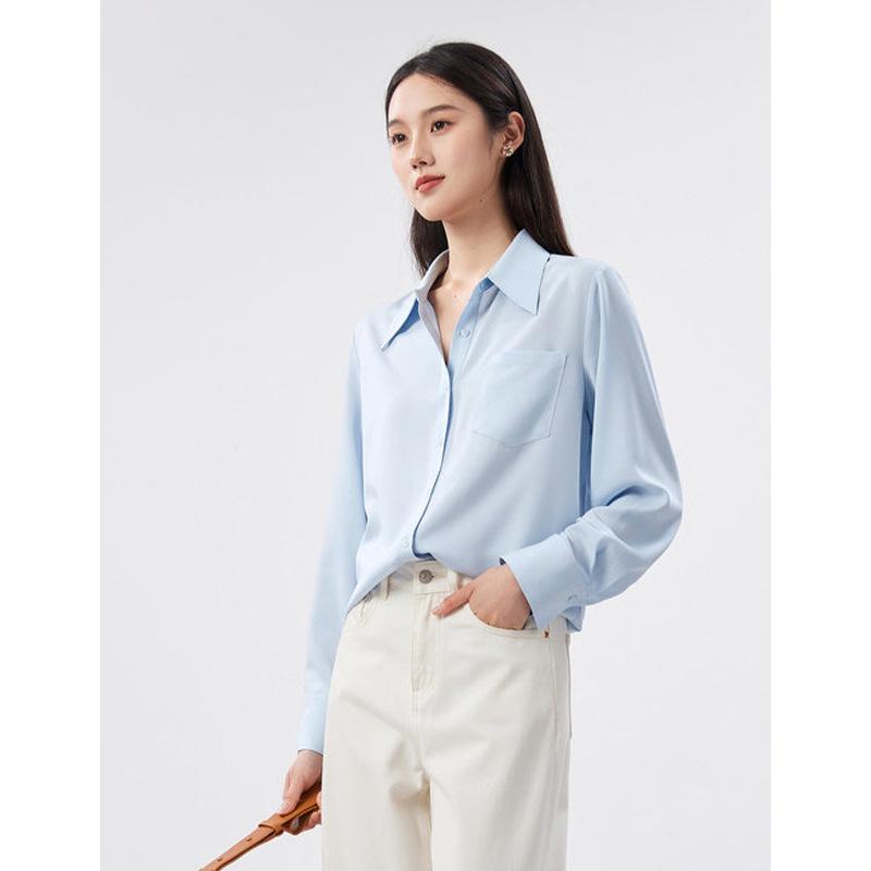 Rongtai Women's Lightweight Non-Iron Cloud-Like Shirt – Spring 2026 Versatile Commuter Top