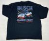 Busch Light Racing Team Beer Graphic T-shirt Men XXL Black Short Sleeve