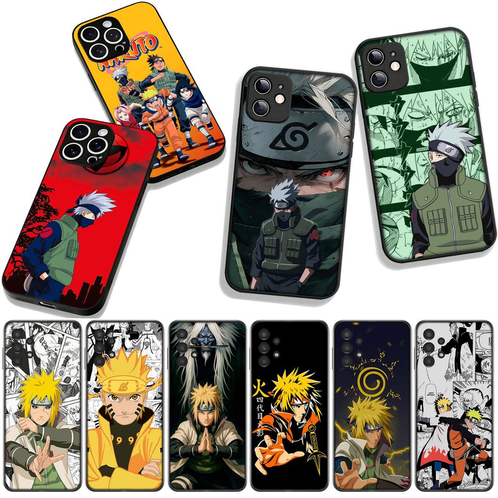 for Samsung Galaxy S25 S24 S22 S23 FE Ultra Plus A56 A05 A06 A15 A16 A55 S7 Edge Phone Case Narutos Namikaze Minato Kakashi