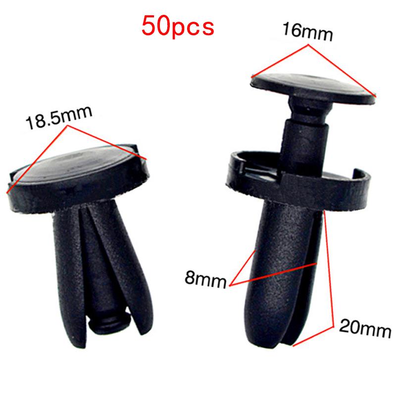 

Набір з 50 шт. Затискачі для позиціонування панелей дверей B125, Сумісні з автомобілями Ford Chrysler Polarlander
