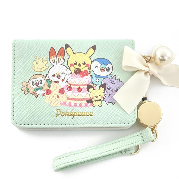 PokePeace Open Pass Case Green Pokemon