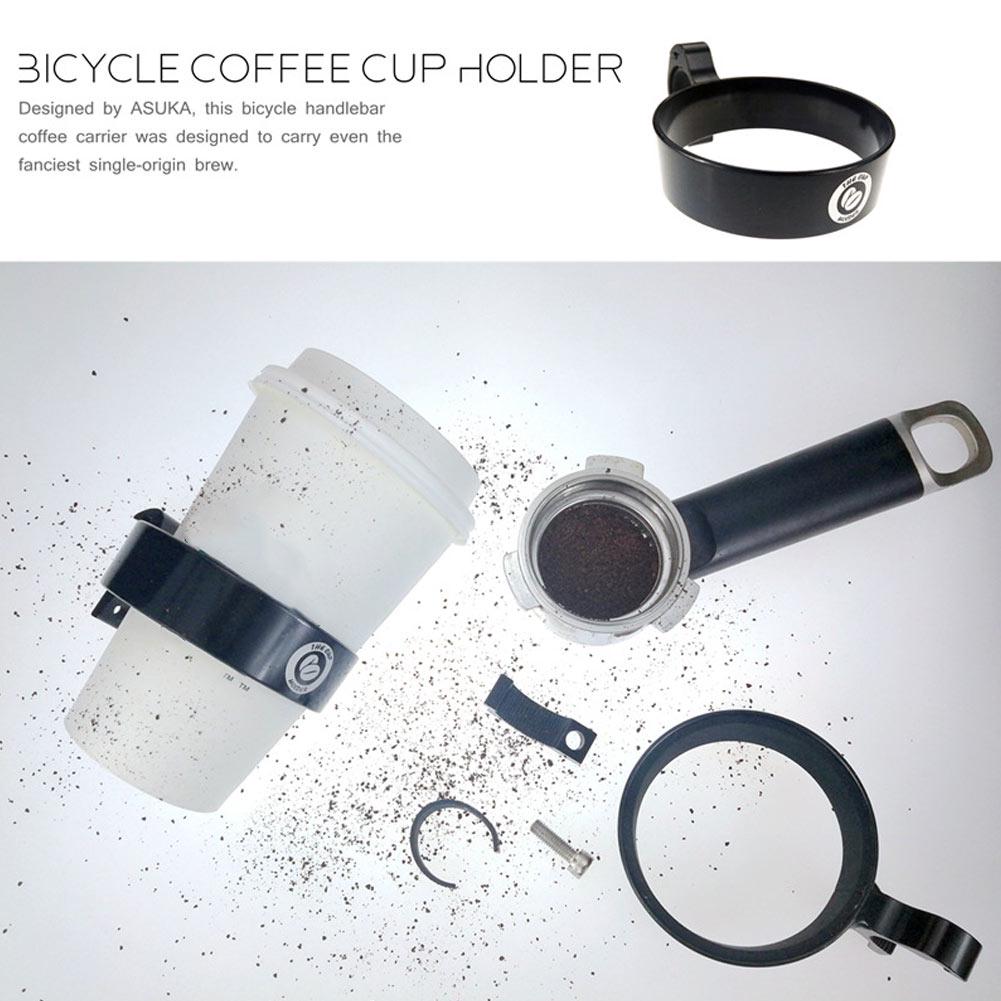 Buy Bike Coffee Cup Holder Aluminum Alloy Bicycle Handlebar Clamp Mount