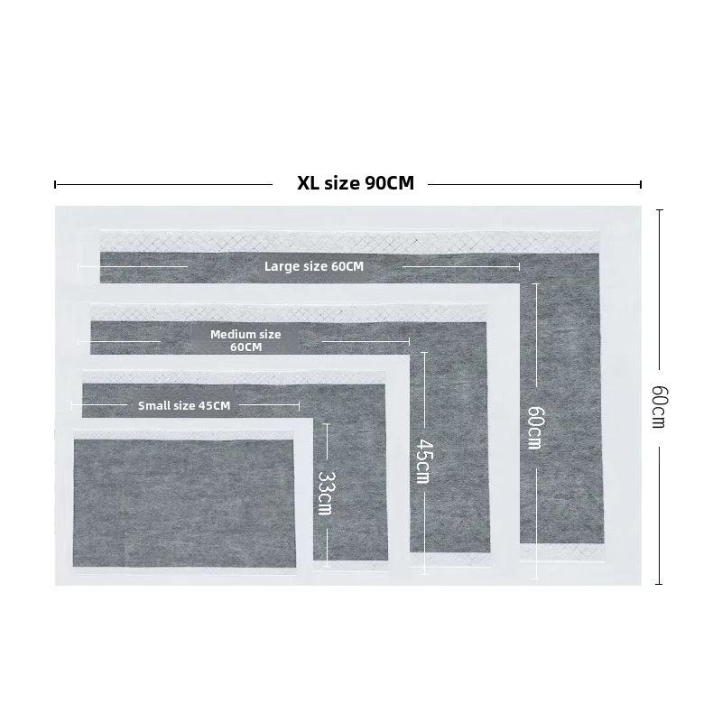 

Пеленки для домашних животных из бамбукового угля — толстые, герметичные пеленки для туалета собак