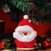 Indoor Outdoor Festival Decor Christmas Plush Keychain, Cute Stuffed Santa Wreath Gingerbread Ornaments, Soft Festive Pendants Holiday Bag Charm