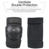 LOCLE 6pcs/Set Adult Child Protective Set Knee Pads Elbow Pads Wrist Protector Protection for Scooter Cycling Roller Skating