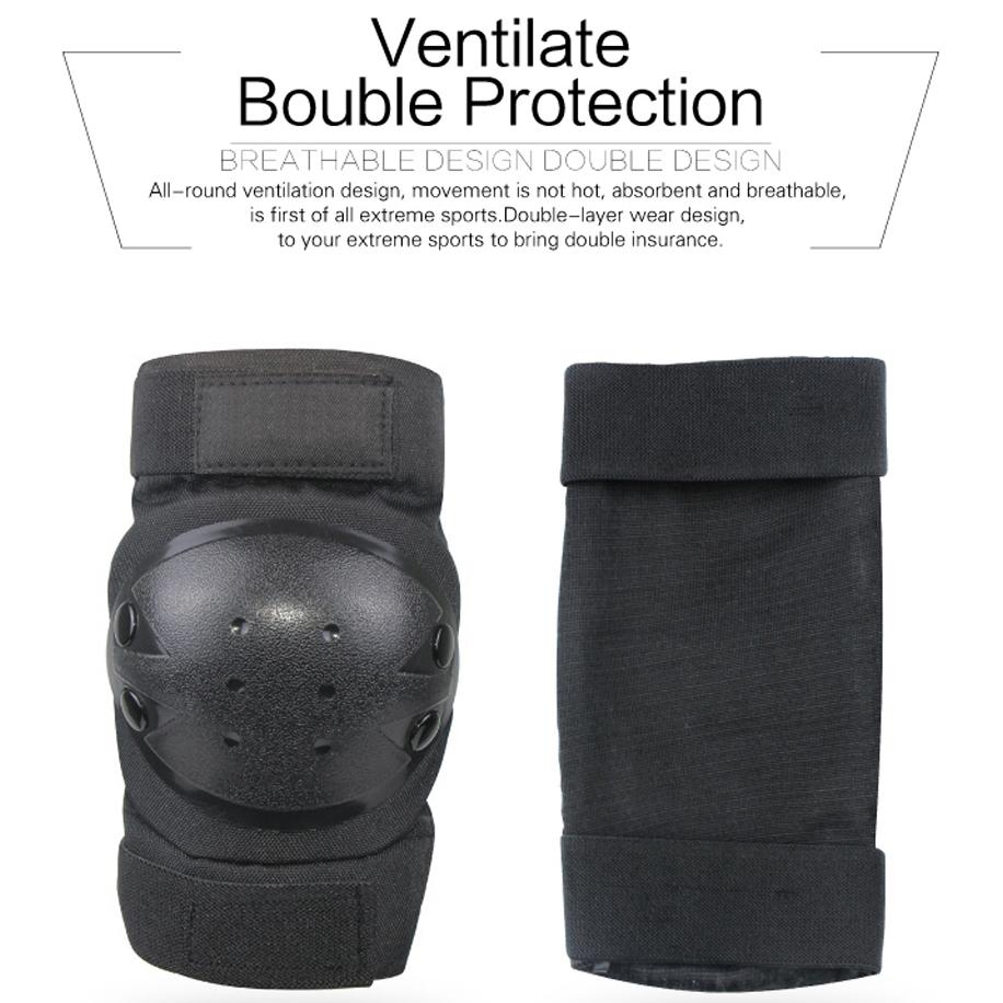 LOCLE 6pcs/Set Adult Child Protective Set Knee Pads Elbow Pads Wrist Protector Protection for Scooter Cycling Roller Skating