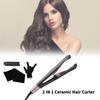 In 2 1 Electric Professional Heat Hair Straightener Curler Curl Tool Styling