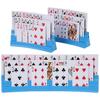 Playing Card Holder Plastic Card Holders Large Capacity Playing Card Holders for Organizing Cards On Game Bridge Card Holders