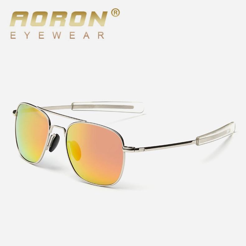 aoron More Than 100 Colors Polarized Sunglasses for Men Women Fashion Design Metal Frame Outdoor UV400 Anti Glare Driving Glasses