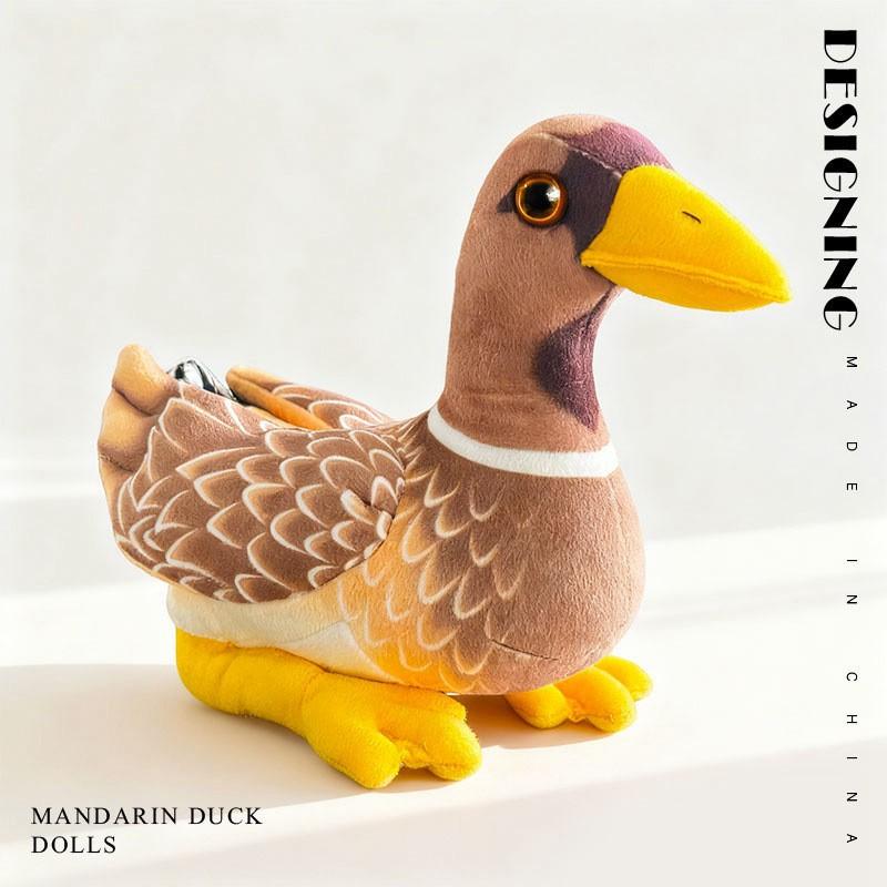 Cute Duck Plush Toy Stuffed Animal, Soft Huggable Duck Doll for Claw Machine, Carnival Prize, Kids Gift