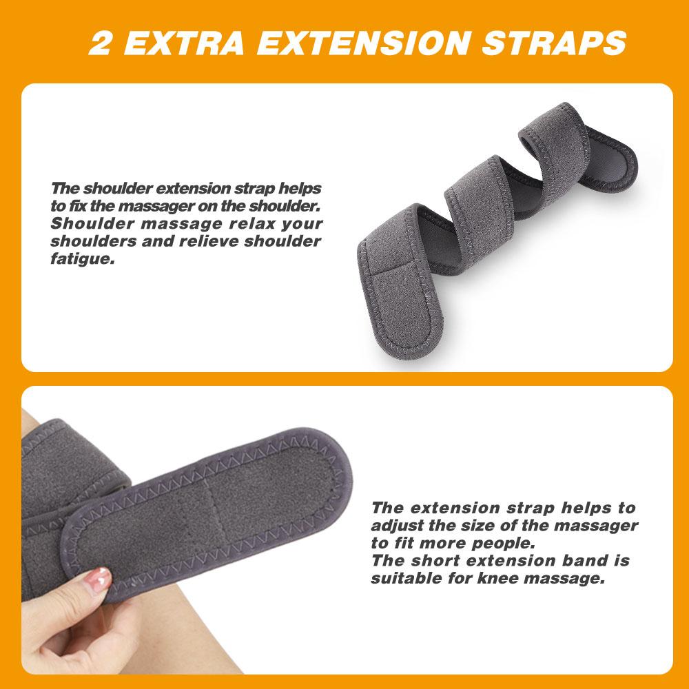 Wireless Heated Knee Massager for Joint Pain Relief Arthritis Cramps Meniscus Pain Electric Vibration Knee Brace Wrap with 3 Adjustable Heat Patterns