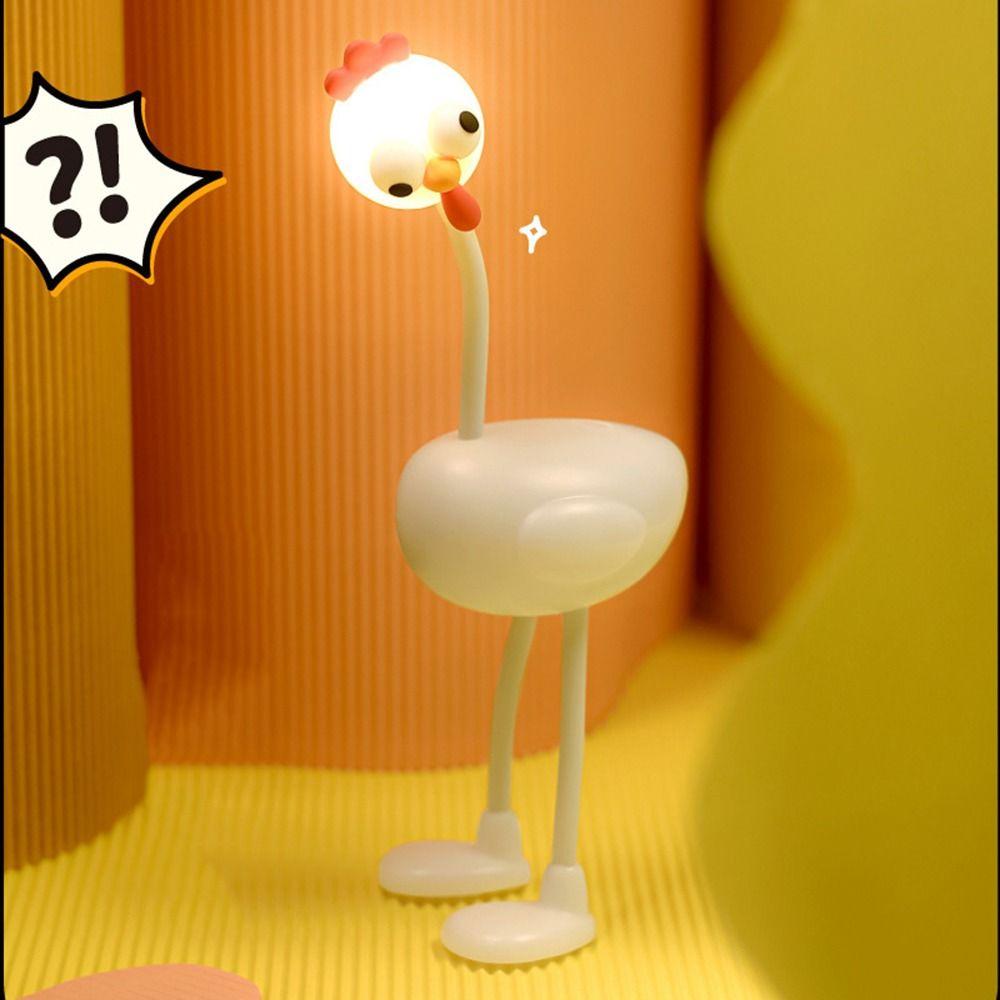 Eye Protection Funny Chicken Night Light 3 Lighting Modes Creative Desk Lamp Children Toy