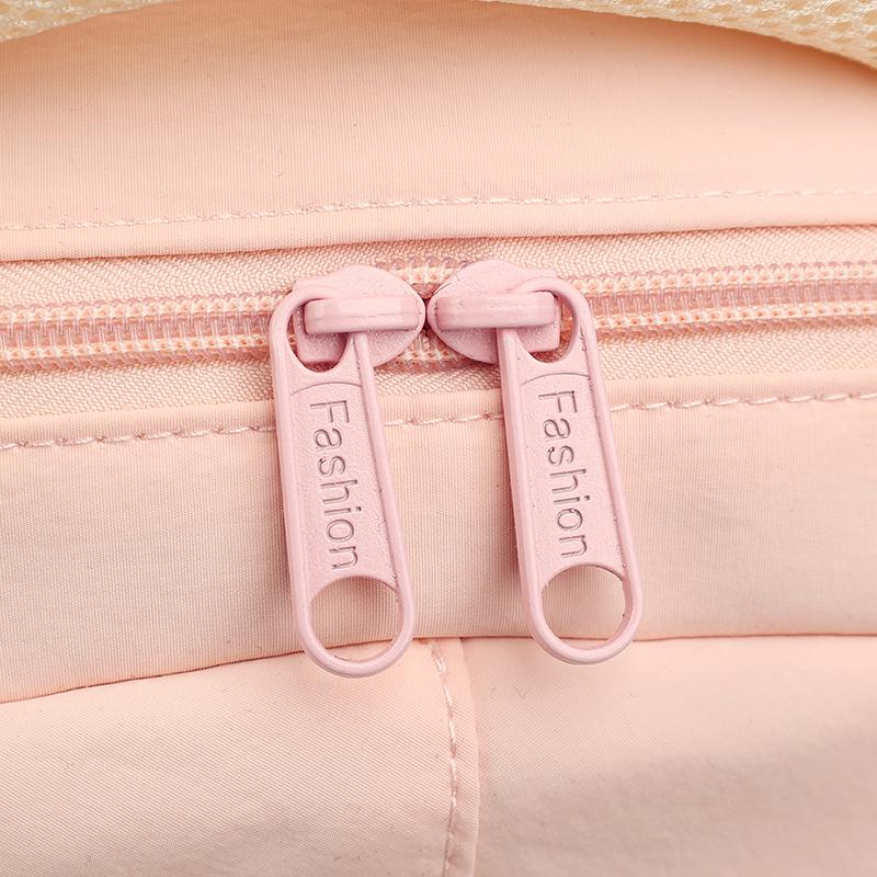 Letter Embroidery Women's College Backpack Multi-Compartment Student Schoolbag