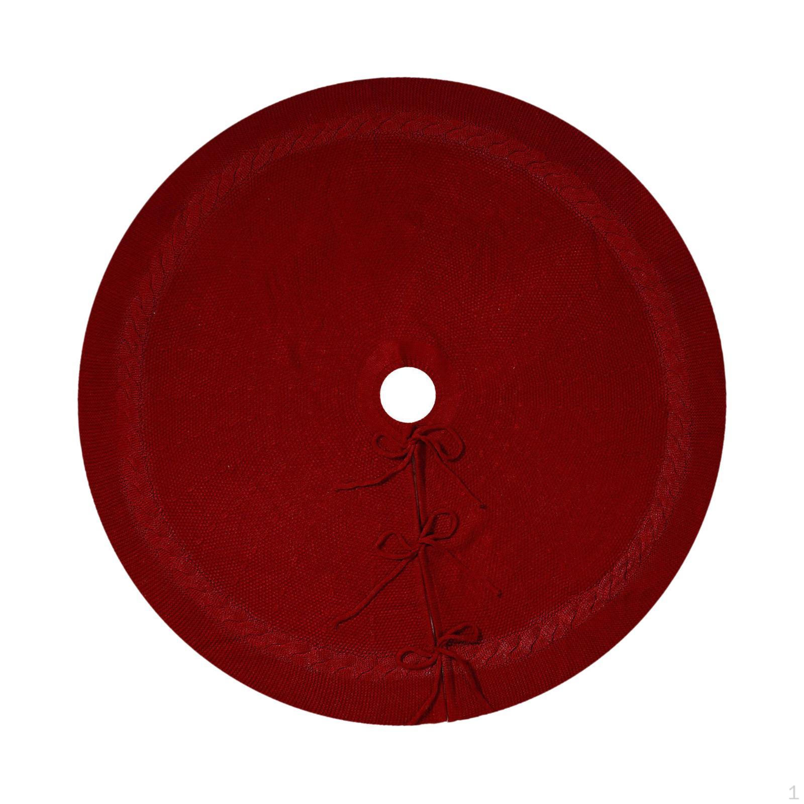 

Фартук и коврик для рождественской елки для сезонного украшения Red 36 Inch