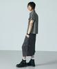 LXT Washed Cotton Wide Cargo Bermuda Pants [Charcoal]