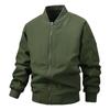Men's Jacket With Fleece Casual Men's Jacket Baseball Collar Padded Cotton