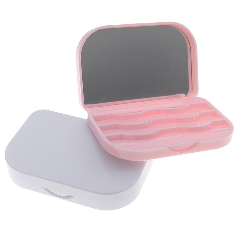 Makeup False Eyelashes Storage Organizer Box Travel Lashes Holder Case Container