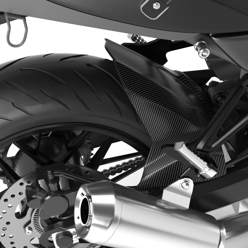 Artudatech Rear Fender Z900 Z900RS Specially Designed Tire Cover Mudguard Mudguard Compatible with Kawasaki Z900 Z900RS Carbon Fiber Style for